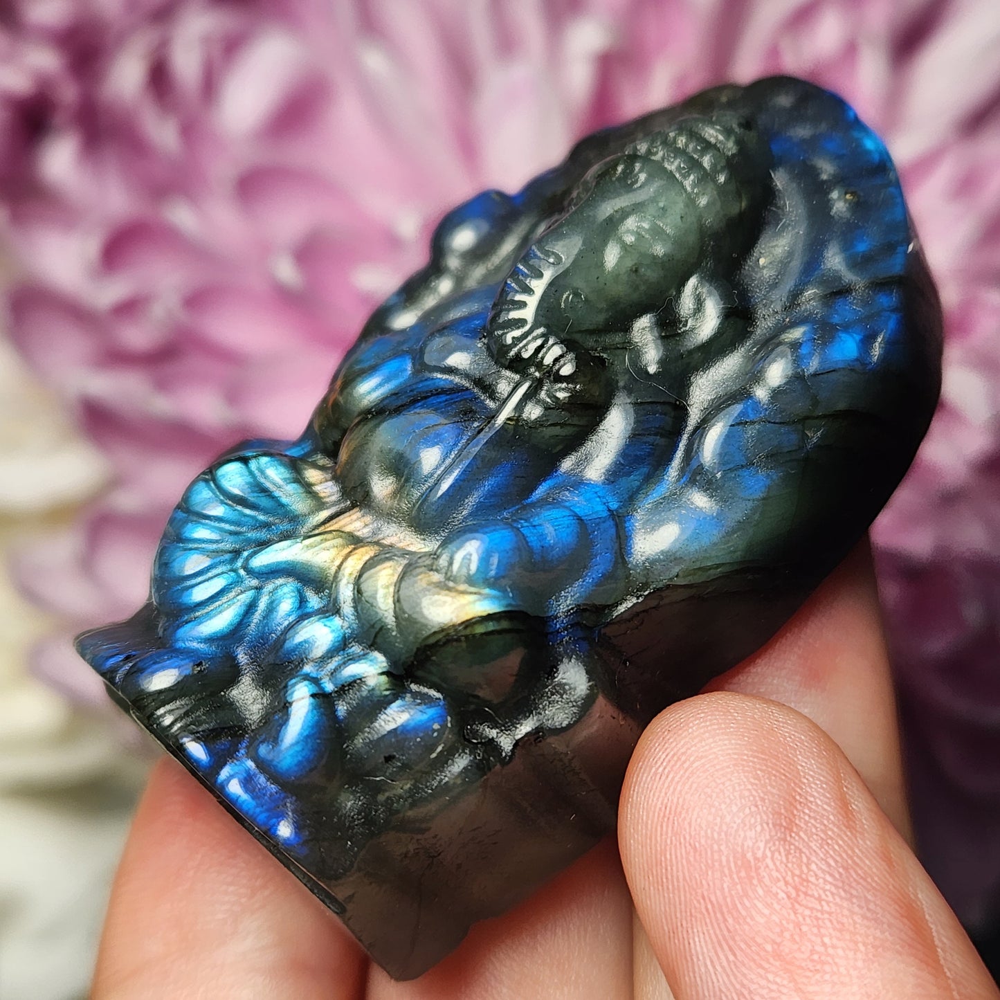 Labradorite Ganesh