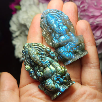 Labradorite Ganesh