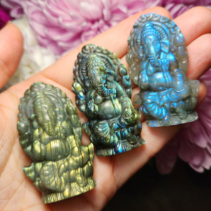Labradorite Ganesh