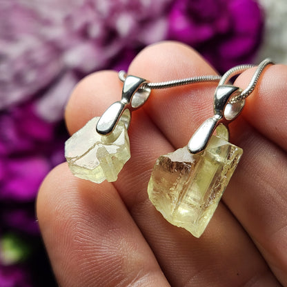 Golden Apatite Pendant