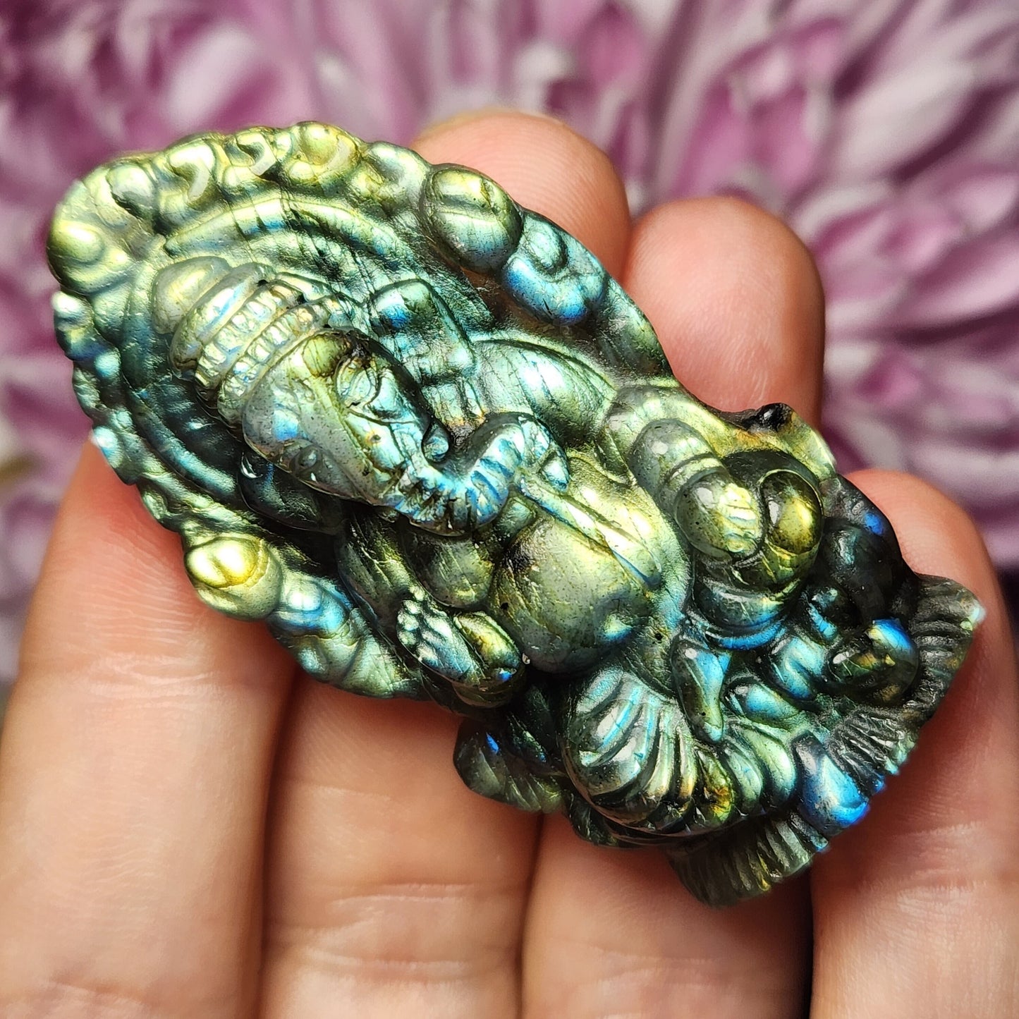Labradorite Ganesh