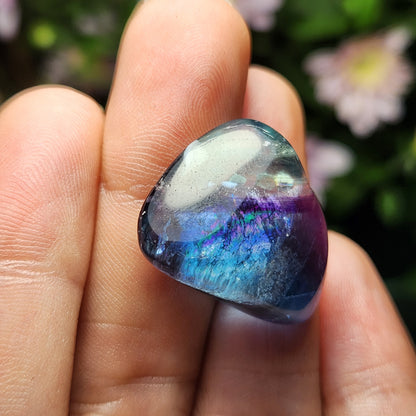 Rainbow Fluorite Crystal