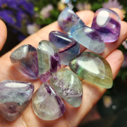 Rainbow Fluorite Crystal