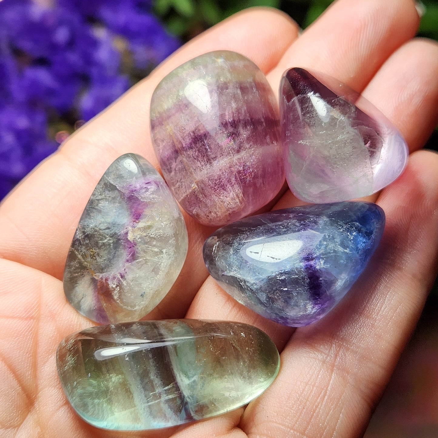 Rainbow Fluorite Crystal