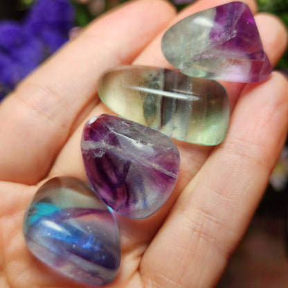 Rainbow Fluorite Crystal