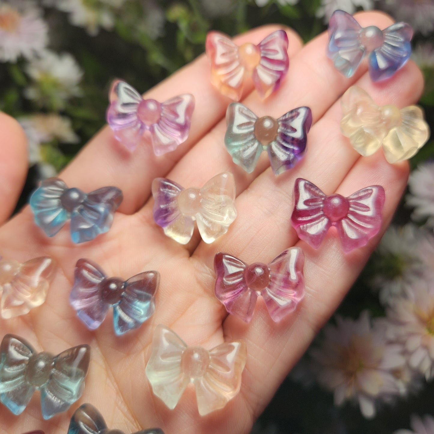 Rainbow Fluorite Bow