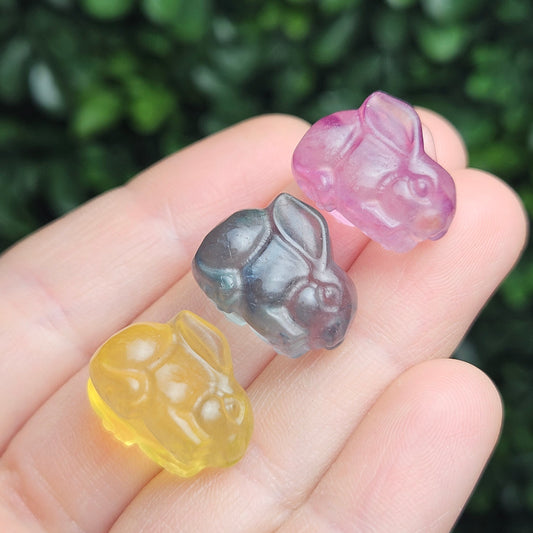 Rainbow Fluorite Rabbit
