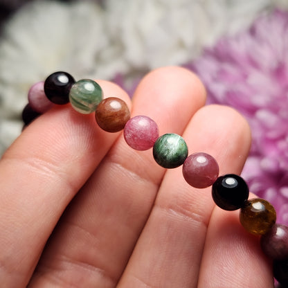 Watermelon Tourmaline Bracelet