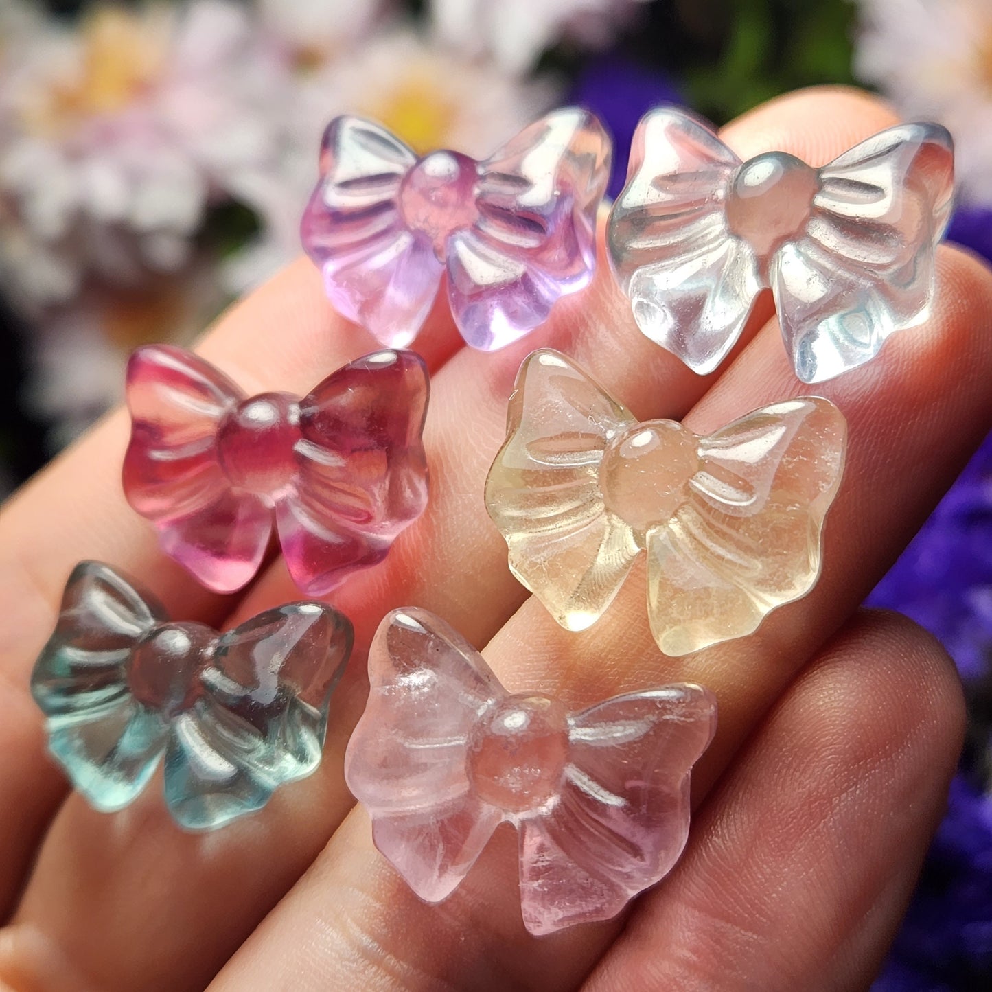 Rainbow Fluorite Bow