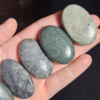 Dianite "Blue Jade" Palm Stone