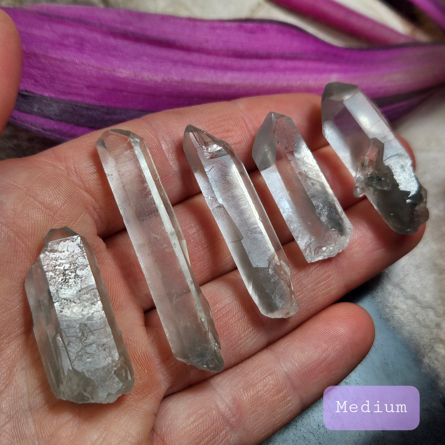Actinolite Quartz Point