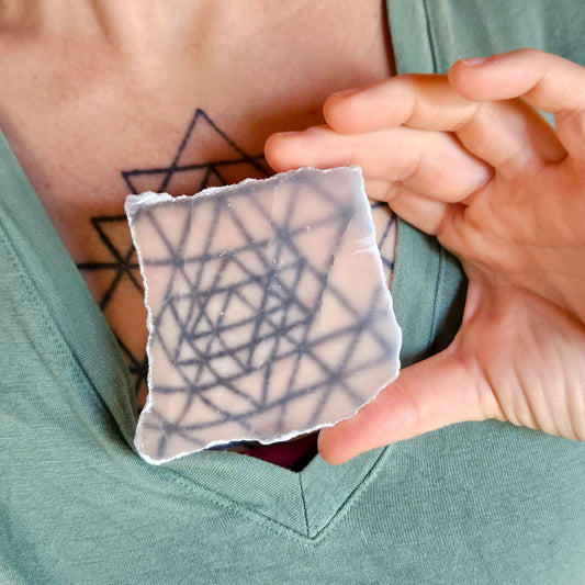 Selenite Charging Plate