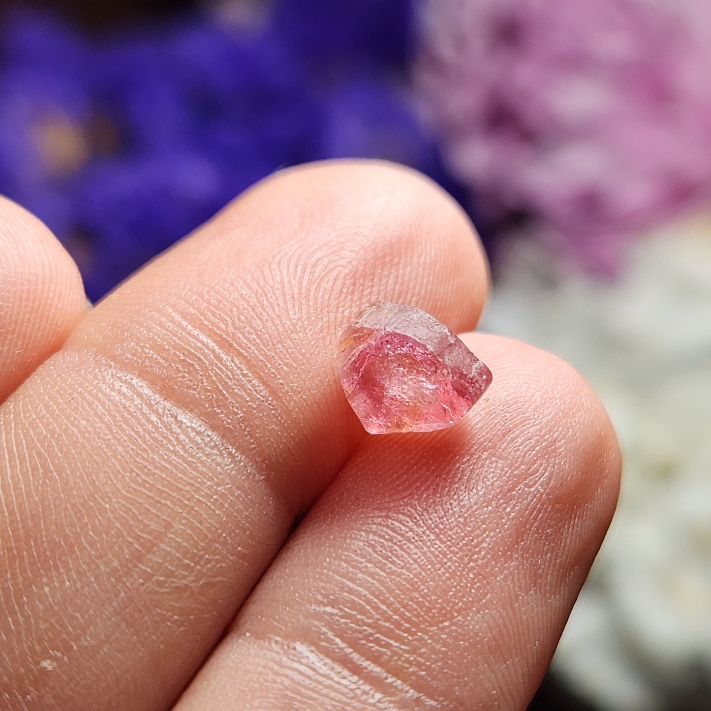 Pink Tourmaline Slice