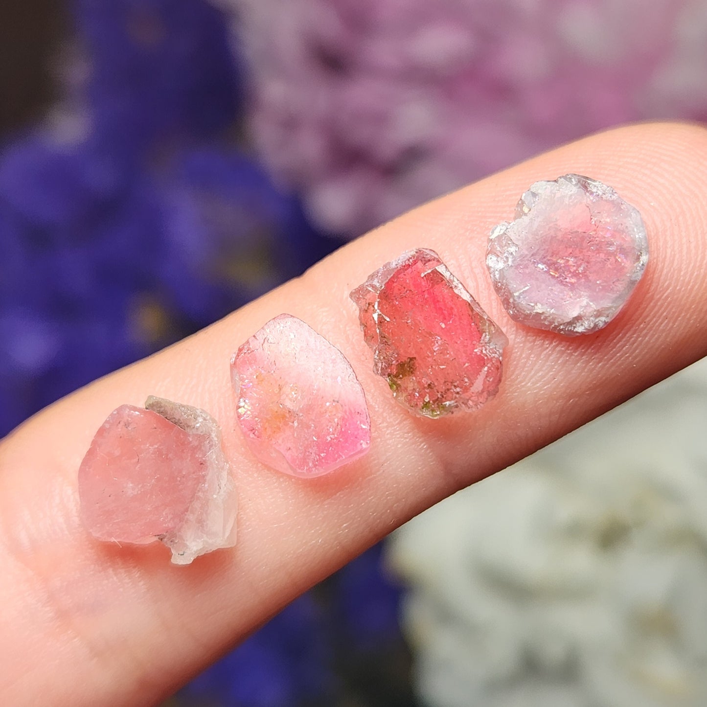 Pink Tourmaline Slice