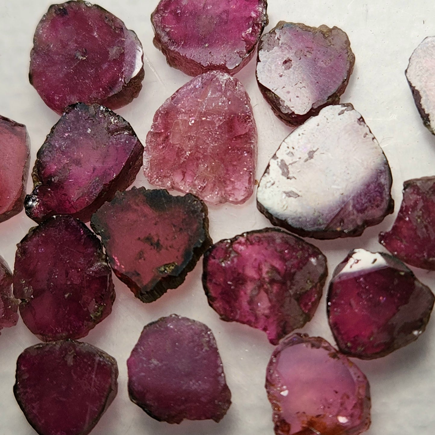 Pink Tourmaline Slice