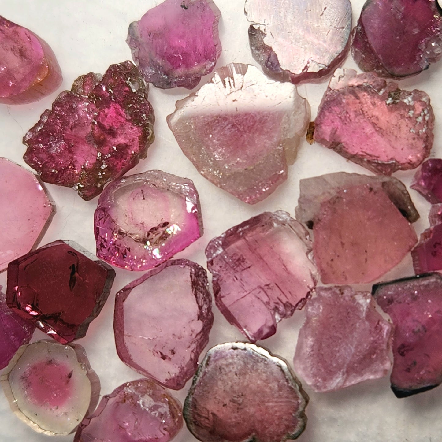 Pink Tourmaline Slice