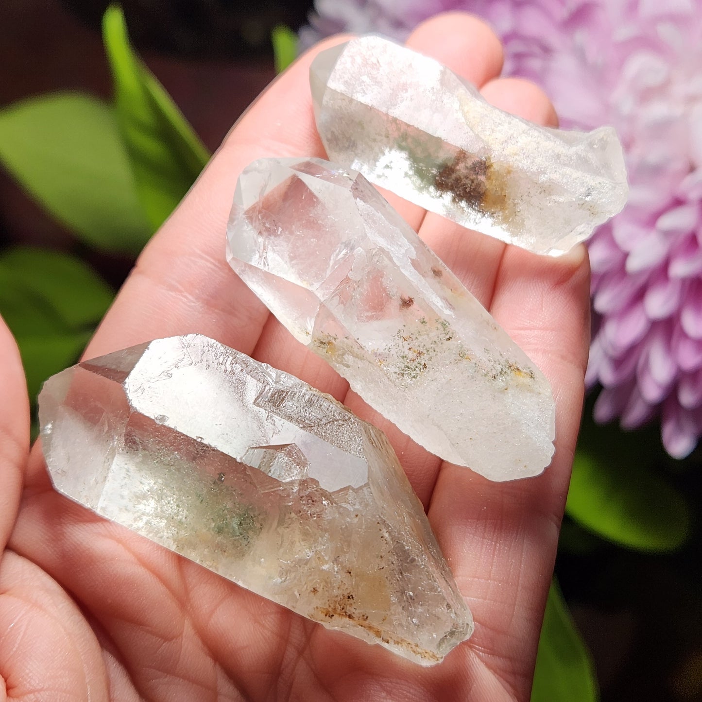 Chlorite in Quartz Crystal