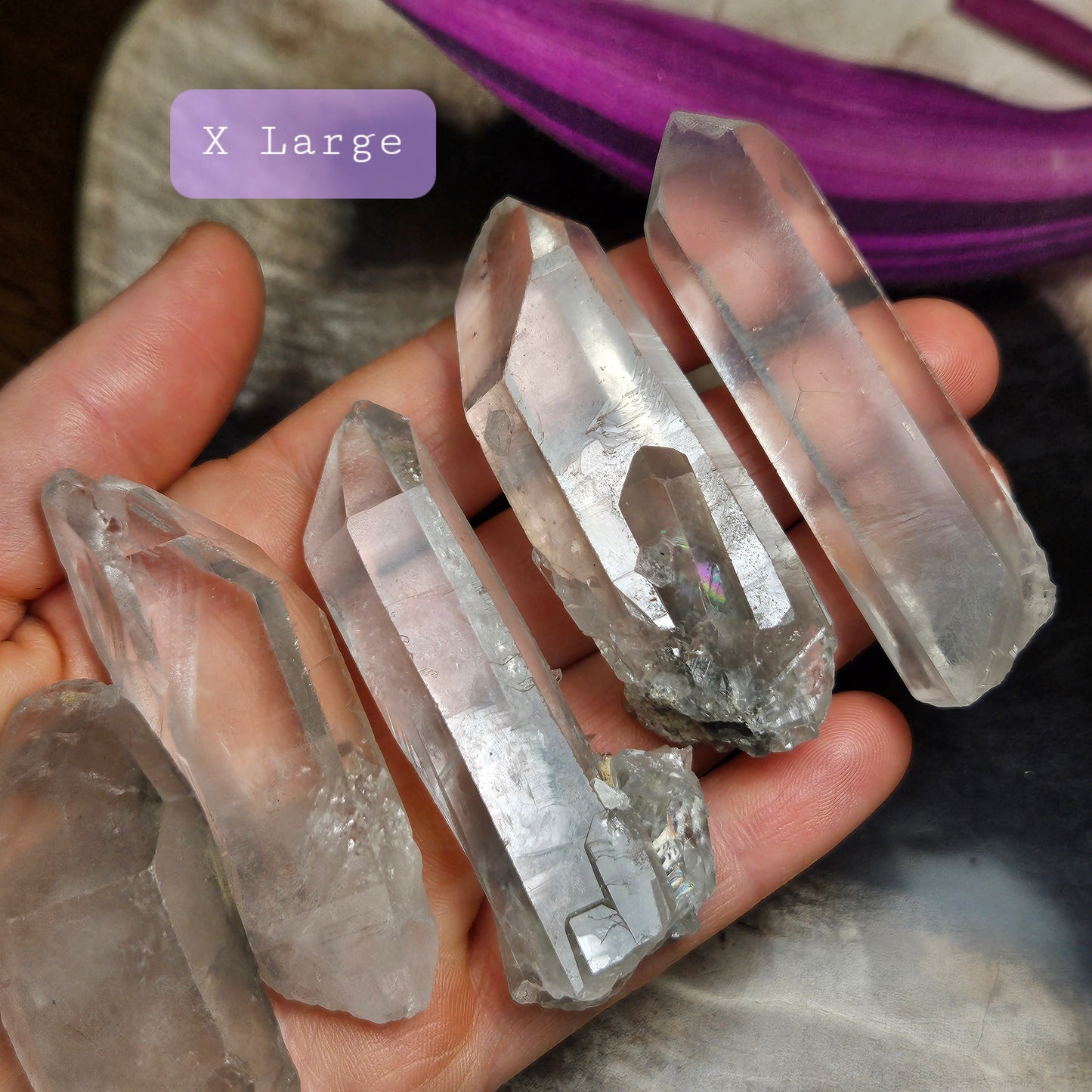 Actinolite Quartz Point