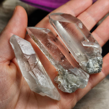 Actinolite Quartz Point