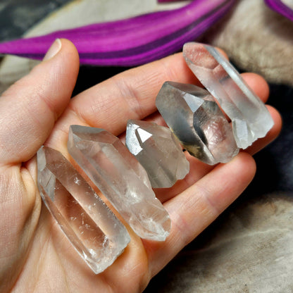 Actinolite Quartz Point