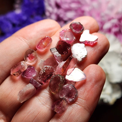 Pink Tourmaline Slice