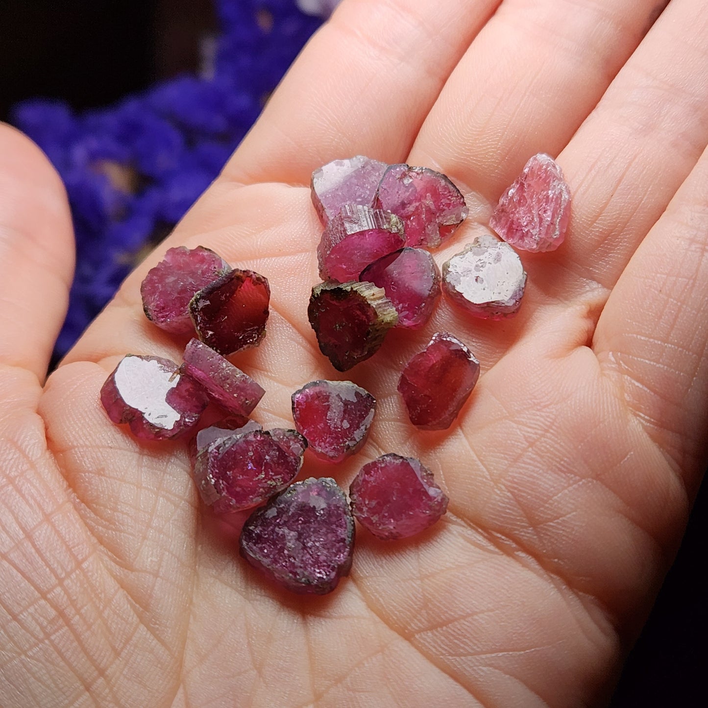 Pink Tourmaline Slice