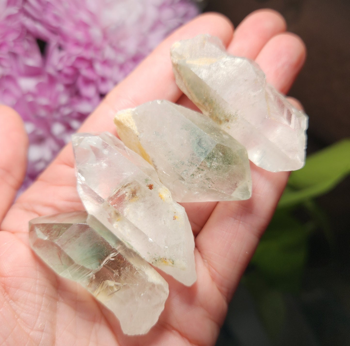 Chlorite in Quartz Crystal