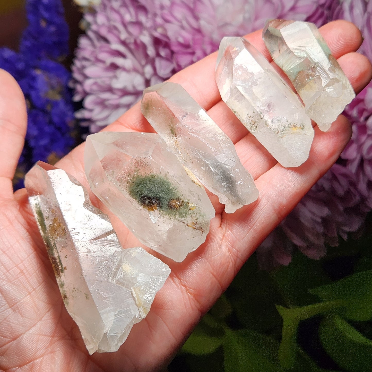 Chlorite in Quartz Crystal