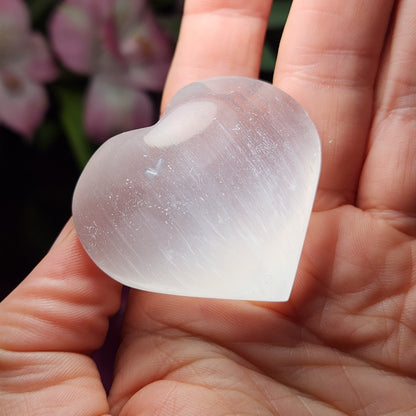 Selenite Heart
