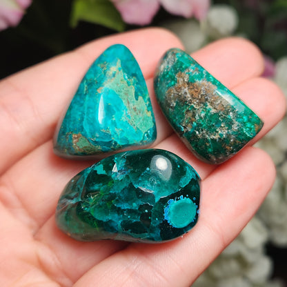 Polished Dioptase Crystal