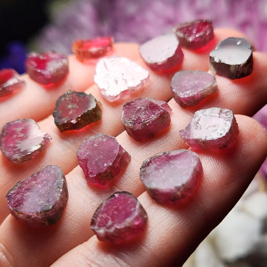 Pink Tourmaline Slice