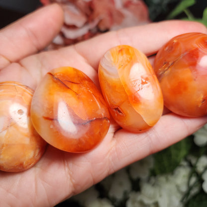 Carnelian Palm Stone