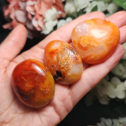 Carnelian Palm Stone