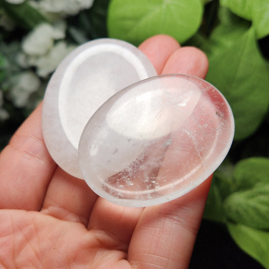 Clear Quartz Worry Stone