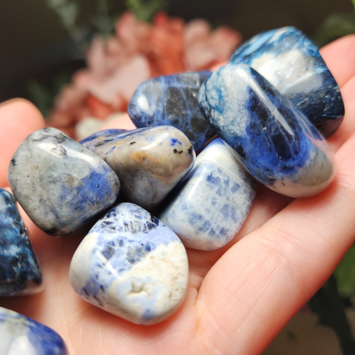 Blue Sodalite Crystal (.75