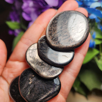 Hypersthene Palm Stone