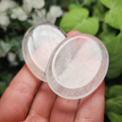 Clear Quartz Worry Stone