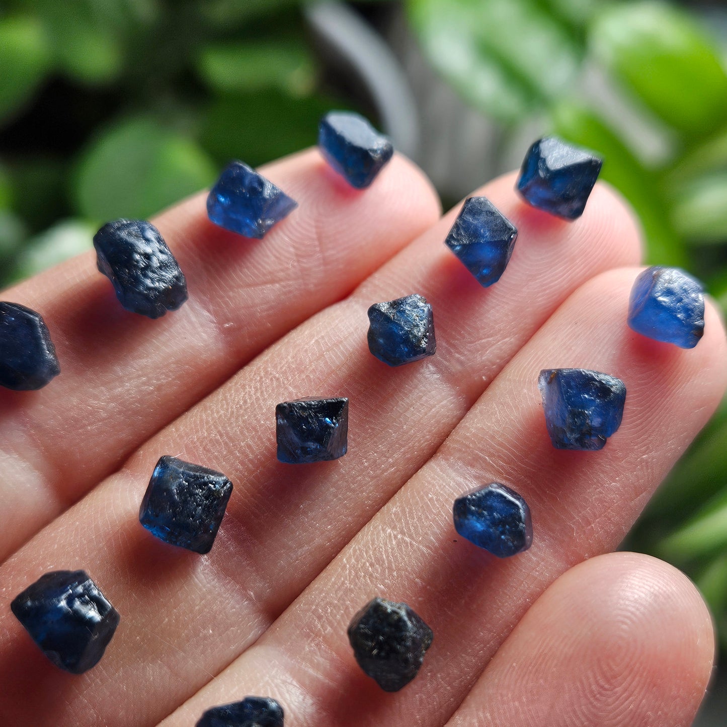Blue Spinel Crystal