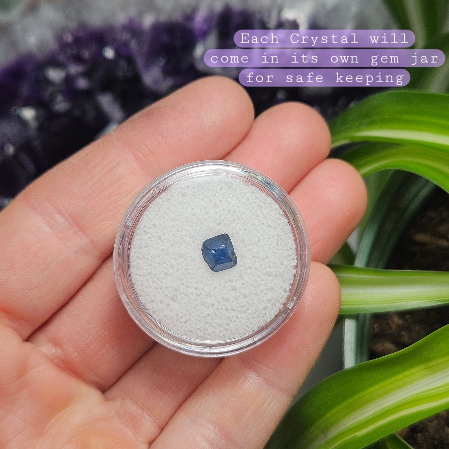 Blue Spinel Crystal