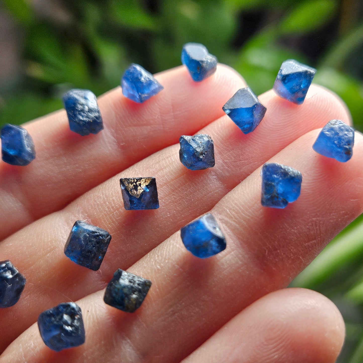 Blue Spinel Crystal