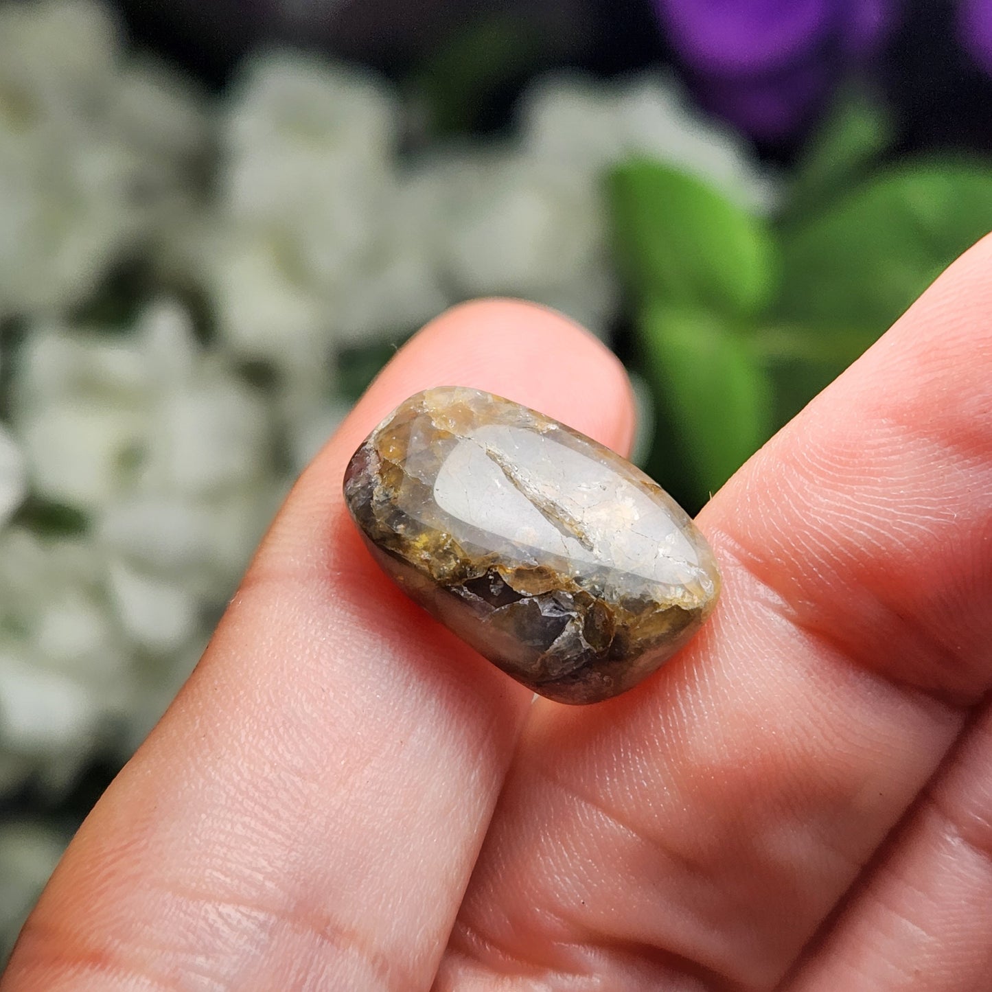 Blue Riebeckite in Quartz