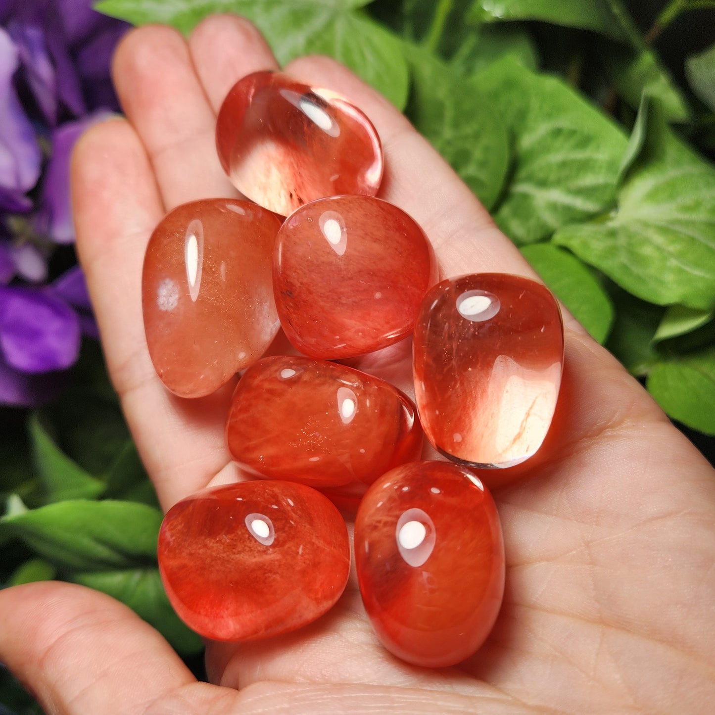 Strawberry Obsidian Crystal