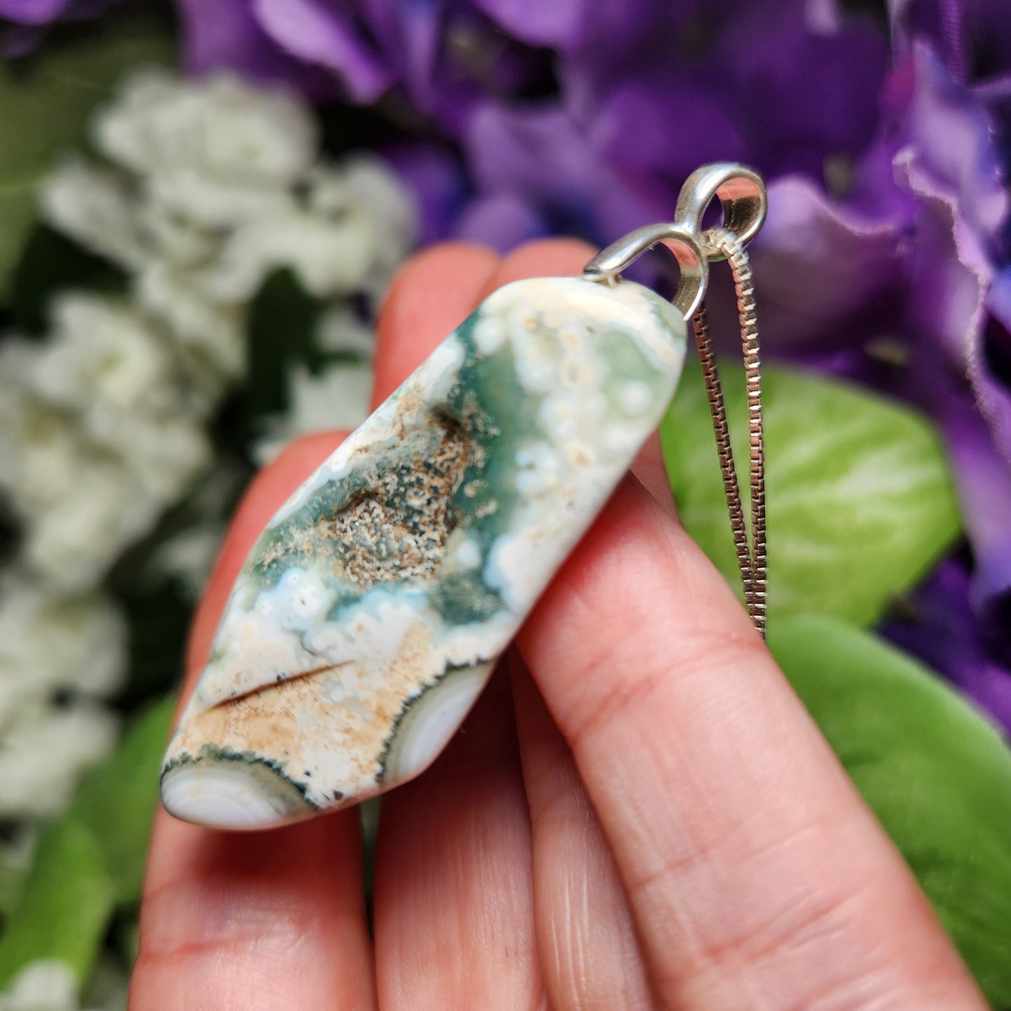 8th VEIN Ocean Jasper Pendant