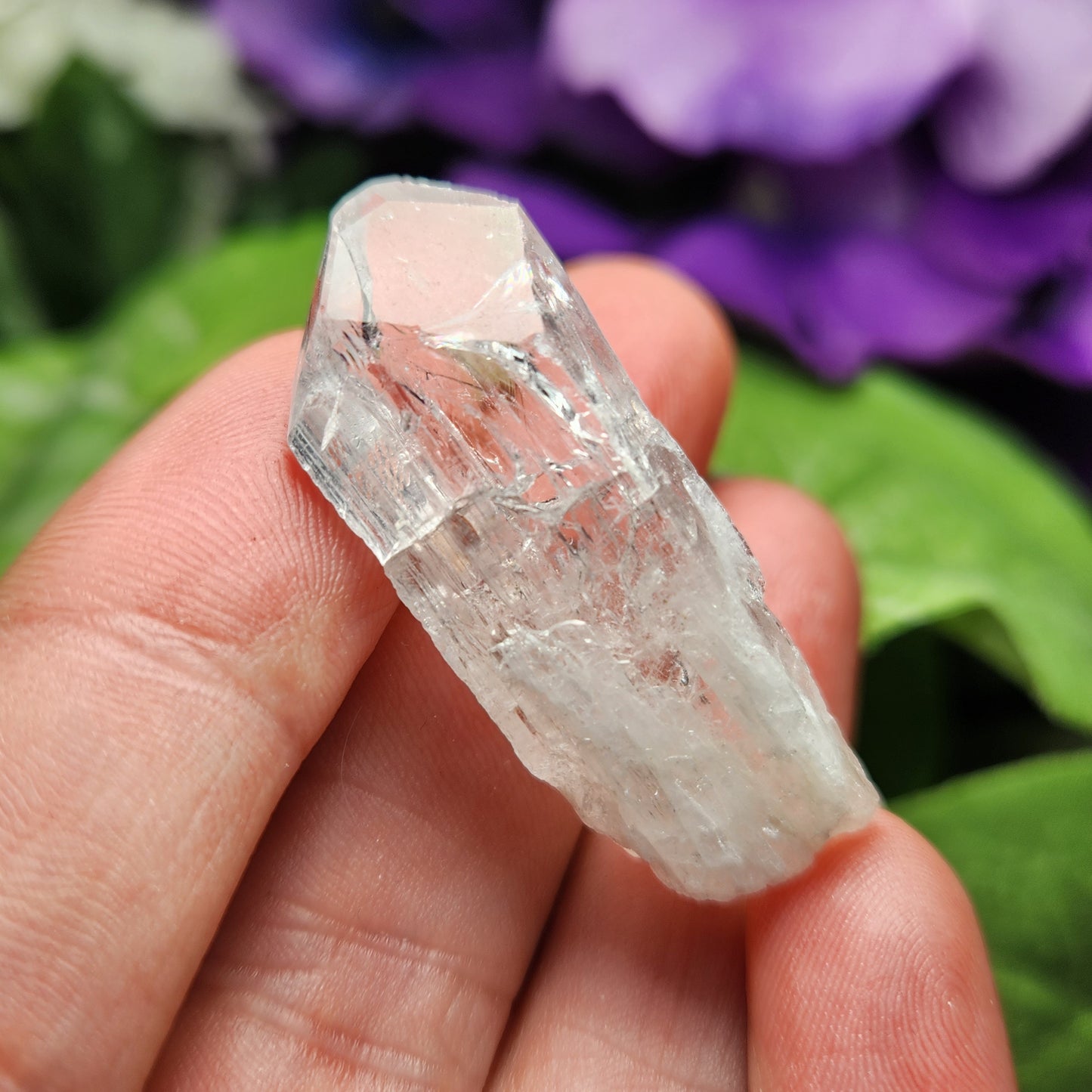 Raw Danburite Crystal (40mm): Large Terminated Mexican Danburite Blade