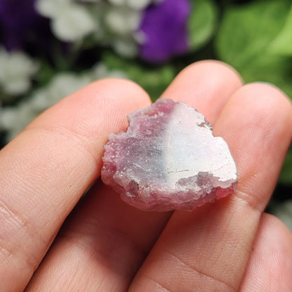 Purple & Pink Tourmaline Slice 5.40g, Watermelon Tourmaline Crystal – Polished Tourmaline Slice