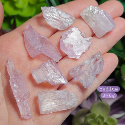 Etched Purple Kunzite Crystal, Raw Lavender Kunzite Specimen