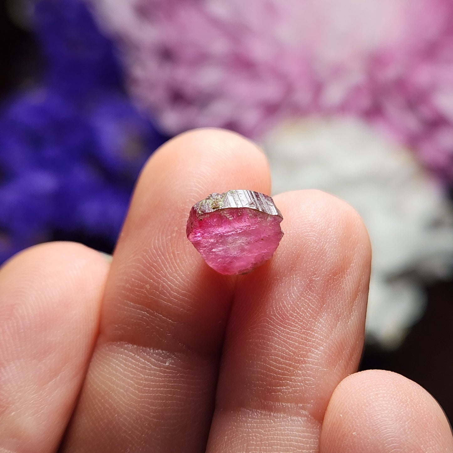 Pink Tourmaline Slice