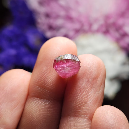 Pink Tourmaline Slice