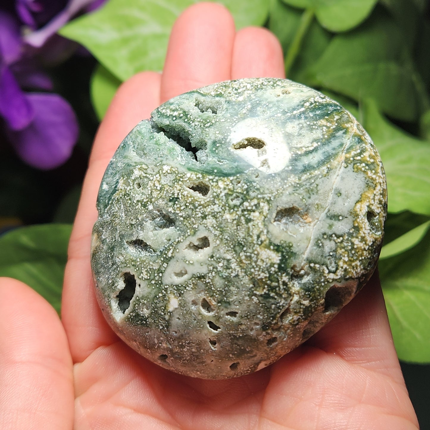 Ocean Jasper Palm Stone