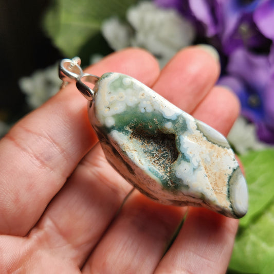 8th VEIN Ocean Jasper Pendant